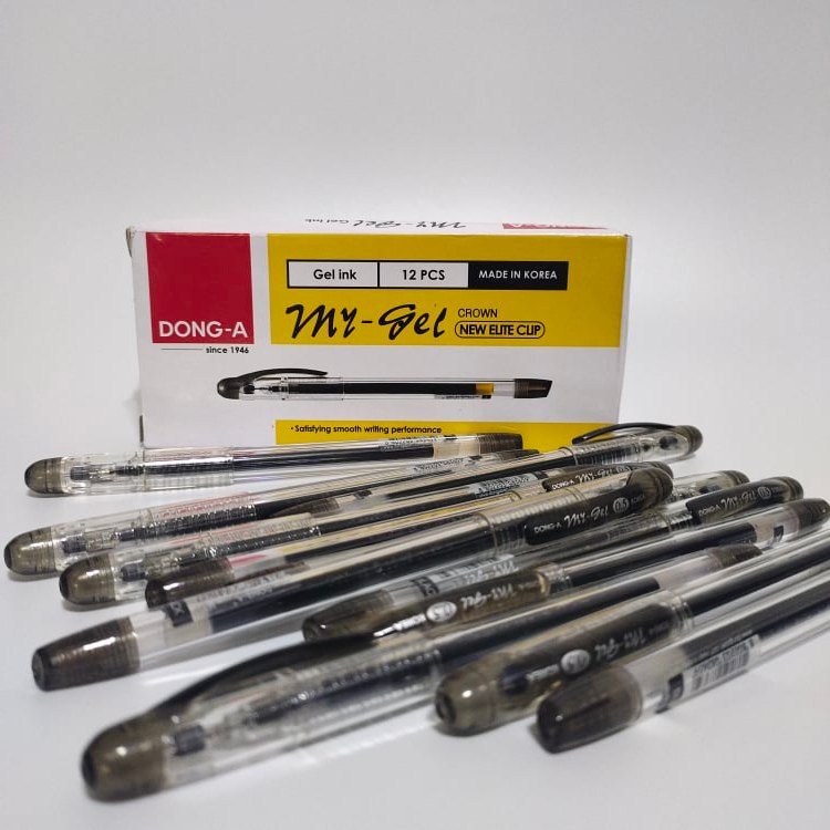 Dong-A Fine Tech| Gel Ballpen Gel Ballpoint Pen Sign Pen | 0.5mm 0.3mm | by 3s 1 box