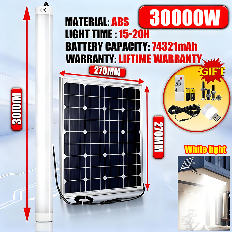 BUY 1 TAKE 1 Solar Light Indoor Light Solar Light Outdoor Waterproof 30000W Solar Tube Light