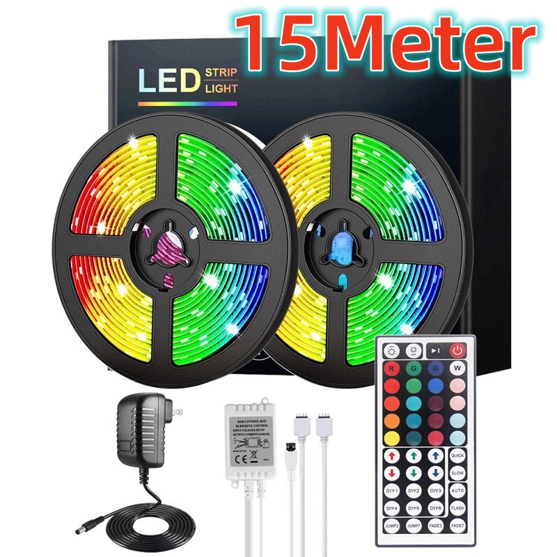 KANKA 5M 10M 15M 20M 600LEDS LED RGB Strip Light SMD 3528 Flexible Light 100% Original Lucky 5M 10M 15M 20M 600LEDS LED RGB Strip Light SMD 3528 Flexible Light