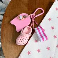 CISWGE Cute Swim Themed Keychain With Mini Goggles Kickboard And Swimmer Charms Perfect For Bag Decoration Gifts For Swimmers
