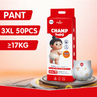 AIKERRSU | CHAMP baby diaper Ultra-Soft Organic Cotton | 12H Absorption & Anti-Leakage | Hypoallergenic for Sensitive Skin | Breathable Design S M L XL XXL XXL 50pcs