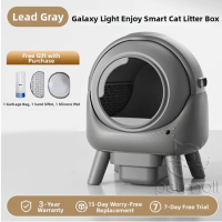 Greenpets Fully Automatic Cat Litter Box Self Cleaning Smart Cat Toilet with WiFi App Control Auto Deodorizing Sensor Detection Multi-Cat Use