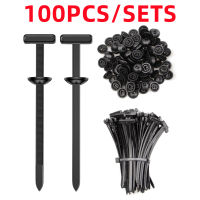 10/20/50/100PCS Nylon Universal Cable Tie Buckle Heavy Duty Self-Locking Nylon Zip Ties Holder UV-Resistant Fasteners for Car Fender Trunk Repair Wire Bundling Home & Garage Use