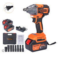 TASKTOOL Brushless Electric Wrench 680NM High Torque Cordless Impact Wrench 2 in 1 Power Tools Ratchet Wrench