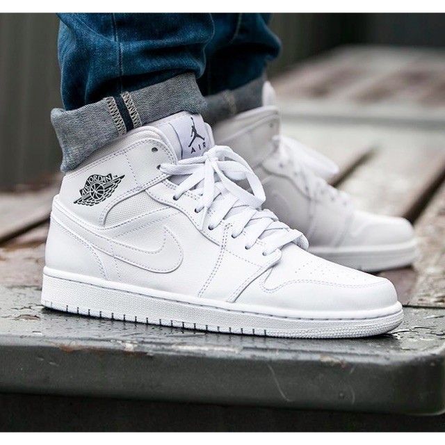 jordan 1 high cut all white