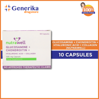 NUTRAWELL GLUCOSAMINE 300MG + CHONDROITIN + HA + COLLAGEN CAPSULE