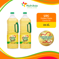 UFC Golden Fiesta Canola Oil 2 L Bundle of 2