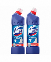 Domex Ultra Thick Bleach Toilet Cleaner Classic Antibacterial 500Ml - Pack of 2