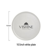 Roborobo Matte Frosted Ceramic Dinner Plate Bowl Japanese Stoneware Tableware Modern Minimalist Bowls & Plate Dinnerware
