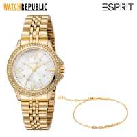 Esprit Paisley Set Gold Stainless Steel Analog Watch For Women EES1L466M0055