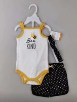 Authentic Hudson Baby 3pc Set Bee Kind