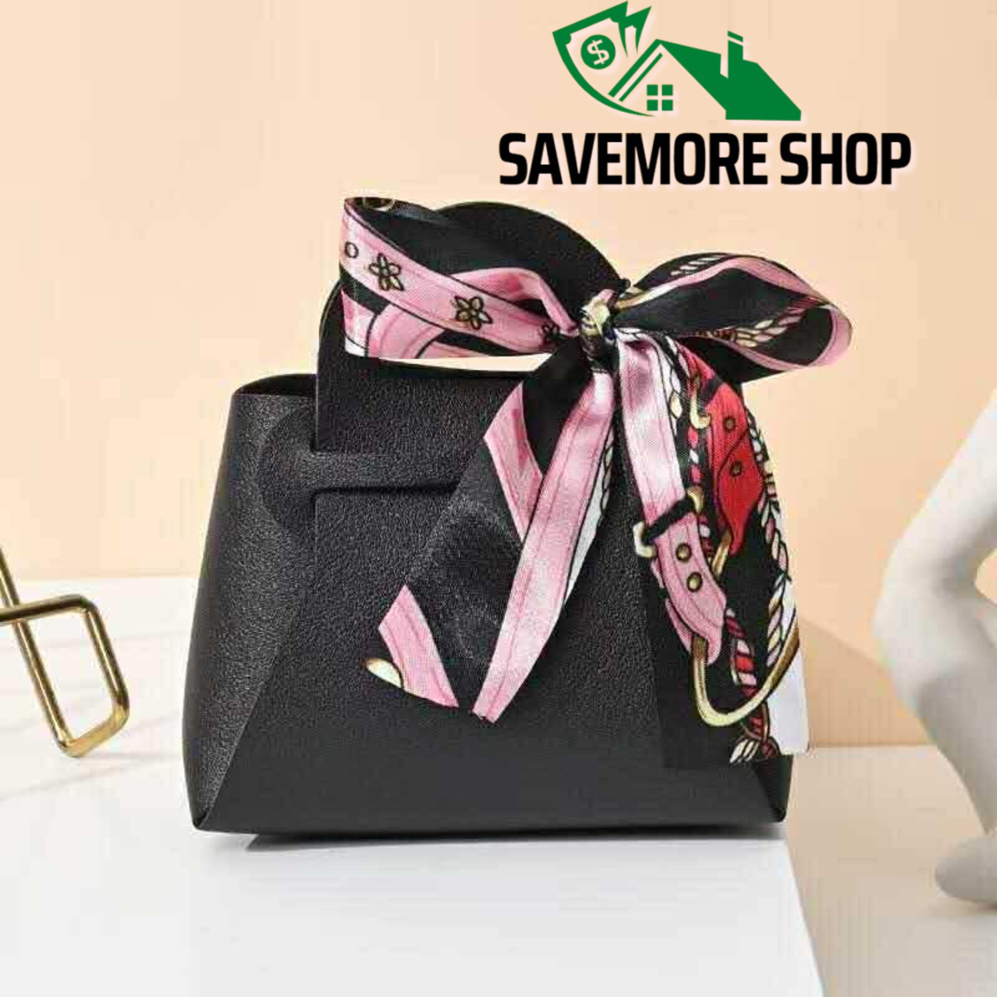SAVEMORE SHOP Leather Gift Bags Wedding Favour Bag for Guest Mini Handbag with Ribbon Candy Packaging Box Eid Distributions Party Decor