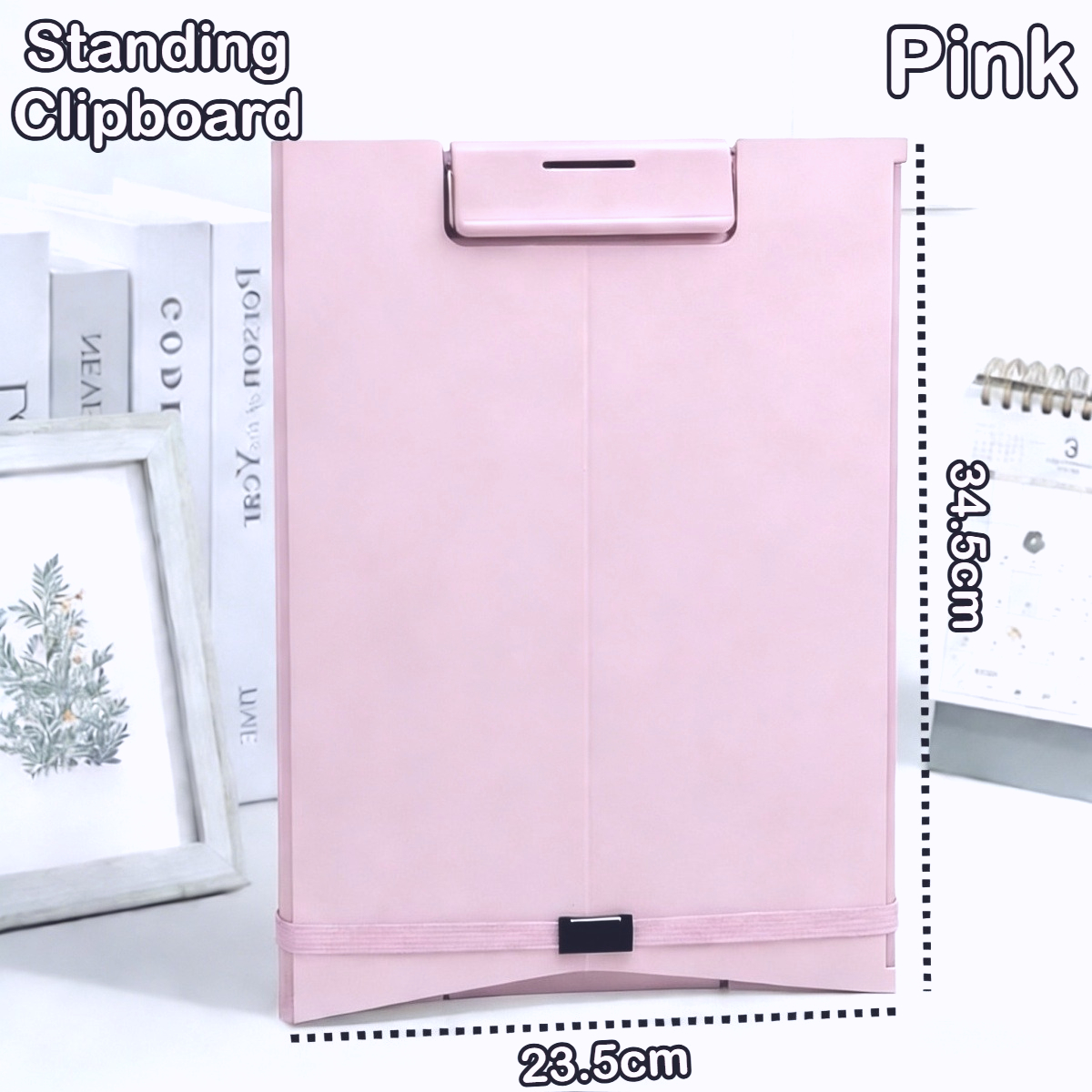 Standing Clipboard with Cover A4/Long Clipboard with Stand Document Organizer File Folder Yellow pad Paper Organizer