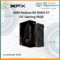 XFX Swift AMD Radeon RX 9060 XT OC Gaming with 16GB GDDR6 HDMI 2xDP AMD RDNA™ 4 - (Black / White)