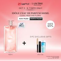 Lancome Idole Eau de Parfum - Clean Fresh and Floral Long Lasting Perfume Rose Vanilla Jasmine White Musk Fragrance for Women - 100ml