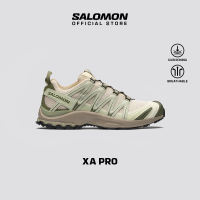 SALOMON XA Pro 3D Unisex Sportstyle Shoes in Almond Milk / Celadon Tint / White Pepper