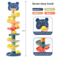 FAMILY`S CHOICE Baby Toys 357 Layer Rolling Ball Pile Tower Gift for Baby Boys Educational Toys for Kids