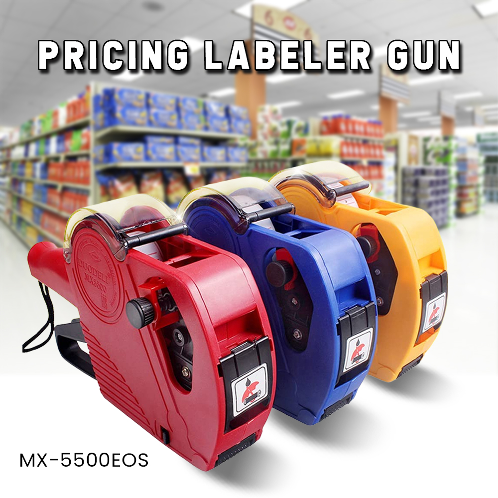 Label Market Machine Product MX-5500EOS Handheld 8 Digits Price Labeller Label Maker Pricing ...