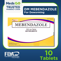 MEBENDAZOLE 500mg 10 Tablets - Dewormer (DM Khrizver)
