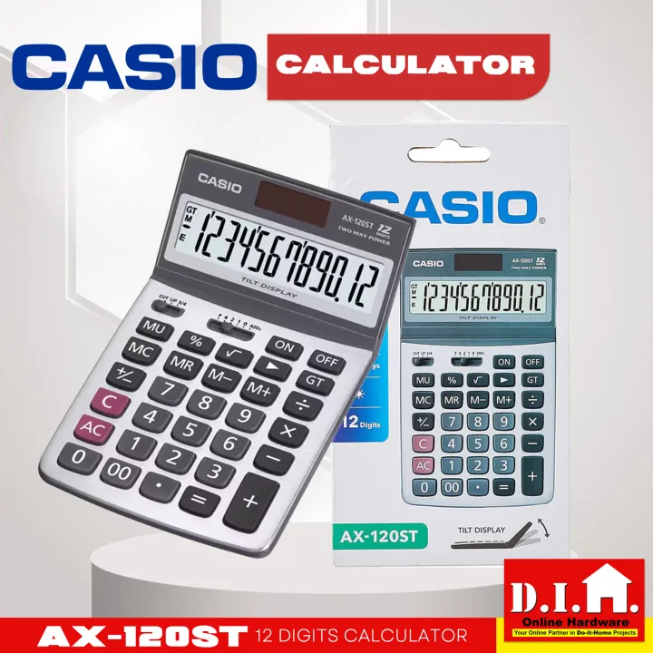 Do It Home CASIO Calculator AX-120ST