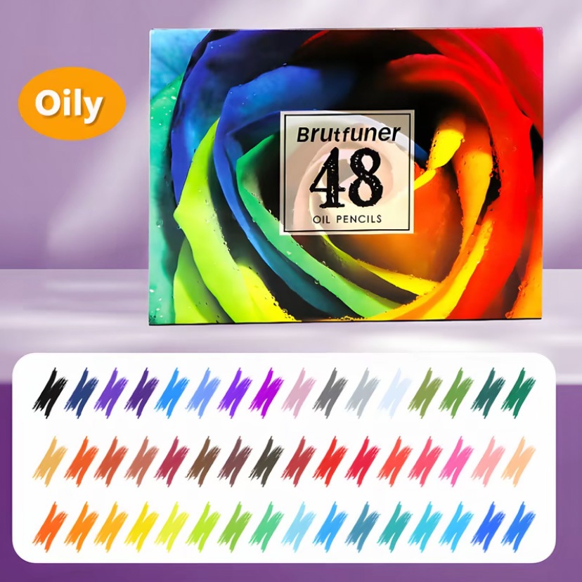 48/72/120/160/180 color Oily Art Coloured Pencils Set for Adult Coloring Books Artist Drawing Sketching Crafting for Beginners/Artist