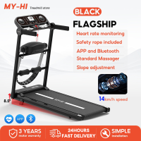 MY-HI Treadmill Electric Heart Rate Monitoring Incline Adjustment Bluetooth Music Massager M11 APP