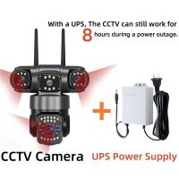 V380 PRO Cctv Camera 6MP 3 Lens 3 Screens Outdoor Waterproof IP66 Connect Cellphone CCTV With Audio And Speaker Wireless Wifi Connect 360 Home IP Security Cameras HD 1080P Night Vision With Alarm Sensor Smart Camera CCTV With Voice