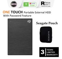 SEAGATE 5TB One Touch External Hard Drive for Mac and Windows WITH PASSWORD FEATURE USB 3.0 | 3 YEARS DATA RECOVERY SERVICE and FREE Seagate Soft Pouch | External Hard Drive | Hard Drive External Storage | Seagate External Hard Drive