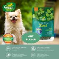 Happi Doggy Dental Chew Care & Zest Petite Size 150g Dog Treats