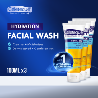 Céleteque® DermoScience™ Hydration Facial Wash 100ml x 3