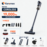 Keromee Cordless Vacuum Cleaner Handheld 3-in-1 Stick Lightweight Vacuum Cyclone 19000PA For Car carpet Home sale vaccum rechargeable BX516 wireless BW520