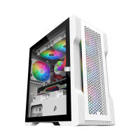 1STPLAYER TRILOBITE T3 MID-TOWER GAMING CASE W/ FRONT MESH/TG-SIDE/ M-ATX BLACK / WHITE