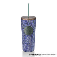 Starbucks 20oz Moon Rhinestone Purple Ghost Stainless Steel Dual Lid Cold Cup #BunnyMooncakeFeast