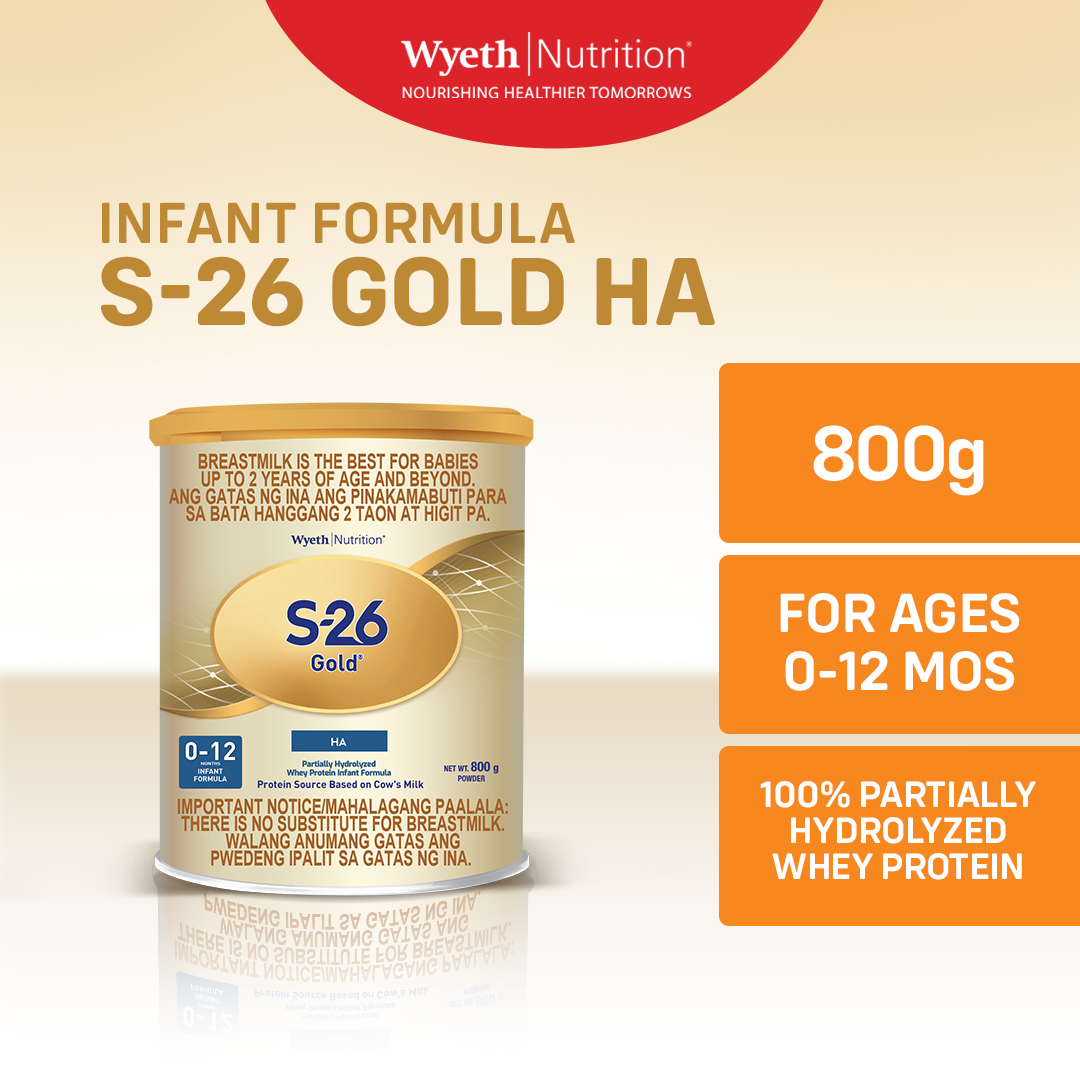 S-26 GOLD HA Infant Formula Milk Powder for 0-12 Months Old 800g