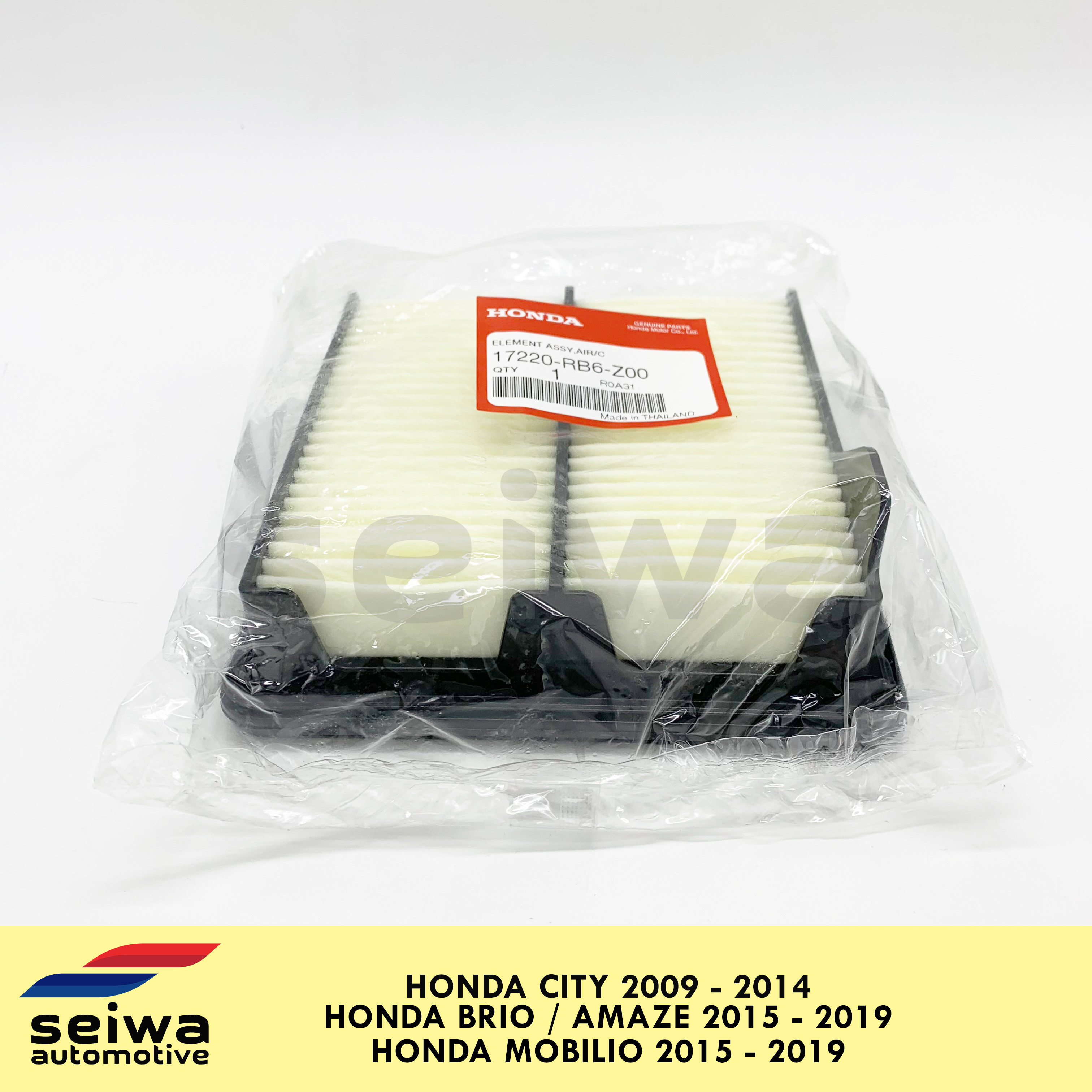 2009 - 2014] Honda City Air Filter - [2015 - 2019] Honda Brio Air 