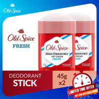 Old Spice Anti Perspirant High Endurance Dry Cream Deodorant Fresh 45g 2s