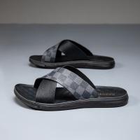 Premium Rubber Slippers for Men - Durable Arch Support Sandals - Gym/Home/Beach Use slippers