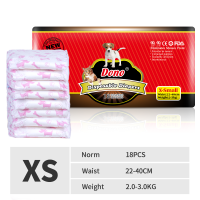 Dono Pet Club Male&Female 20PCS Dog Diaper Pet Wraps Diaper Female Diapers XXS XS S M L XL XXL