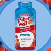 Vitafusion Fiber Well Sugar Free 90/220 Gummies exp 2026