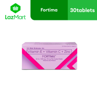 Fortima (Vitamin E + VItamin C + Zinc) Box of 30 Tablets