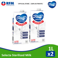 Selecta Sterilized Milk 1 Liter - Set of 2s