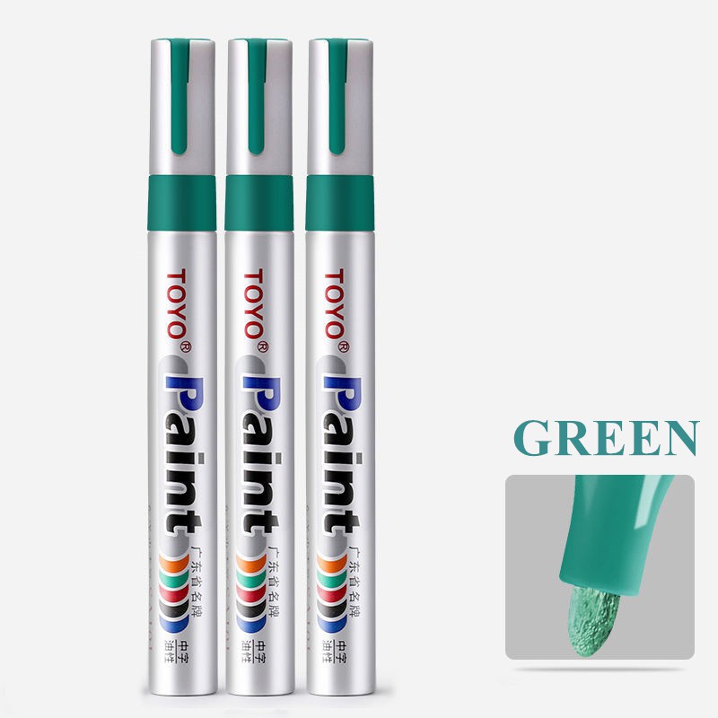 【100% Original TOYO】Nine Colors Original Motorcycle Waterproof Rubber Permanent Paint Marker Pen