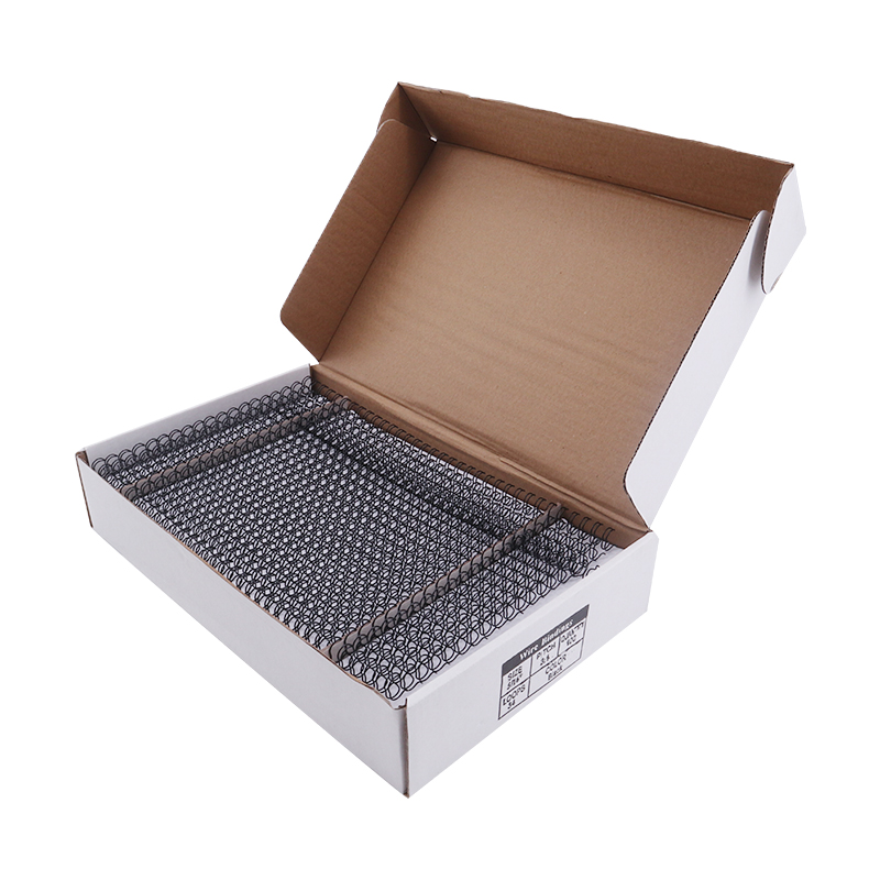 100pcs Double Loop Wire Binding A4 34 Holes Metal Wire Binder Rings for Wire Binding Machine Notebook & Document Binding