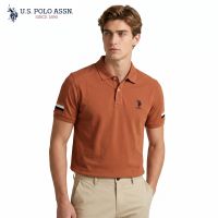 U.S. Polo Assn. Mens Classic Fit Flag Sleeve Polo Shirt U990QU02