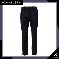 Van Heusen Mens Regular Fit Plain Flat Front Suit Slacks (Black)