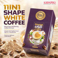 Original 11 in1 Shape White Coffee by Kishaki Slimming & Whitening Coffee Powered by Stevia and Glutathione