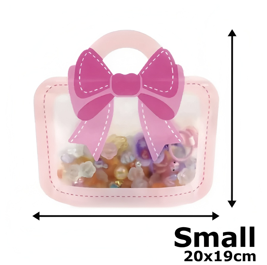 48pcs Ribbon Lootbag Gender Reveal Giveaway Party Favors Ziplock Birthday Souvenir Loot Bag