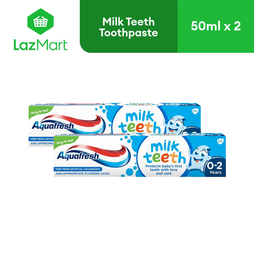 Aquafresh Milk Teeth Toothpaste 50ml - Pack of 2