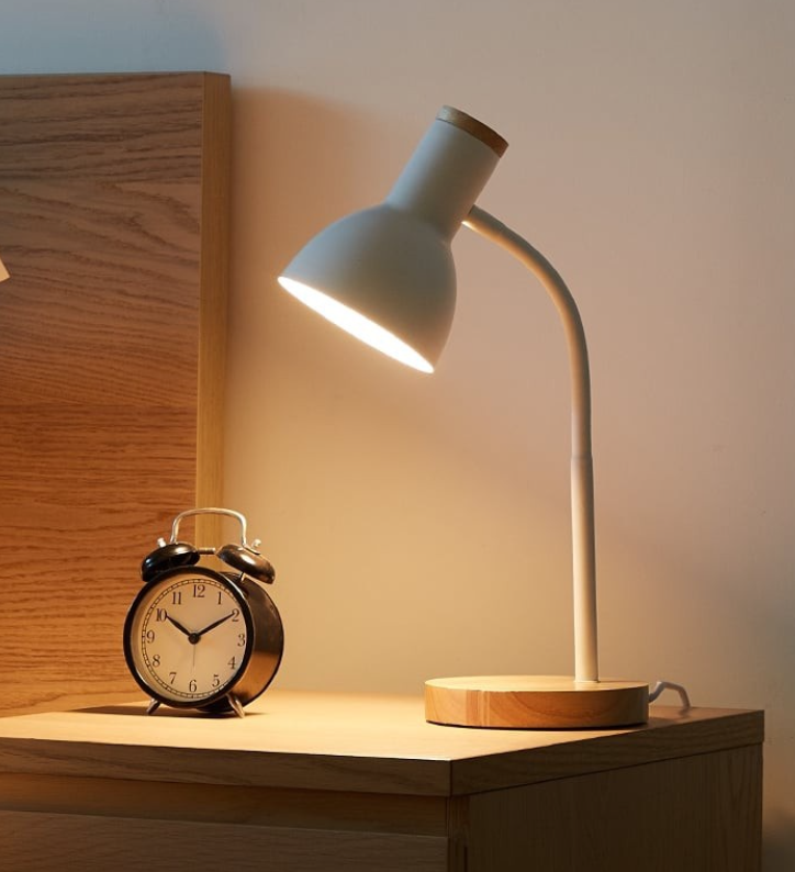 Modern Nordic Style Floor Lamp LED Bedside Stand Shade Light Standing Simple Corner Standing Lamp Reading Lamp For 12W E27 Fishing Lamp Bedroom Living Room Bedside Table Lamp(with white bulb)