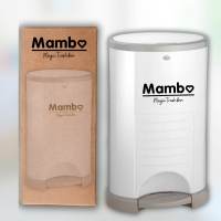 Mambo Sealed Diaper Bin Diaper Pail Step Pedal Trash Bin Odorless Diaper Trash Can